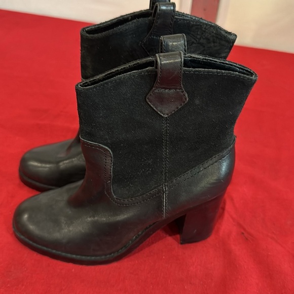 Polo by Ralph Lauren Black Heeled Boots - Picture 3 of 5